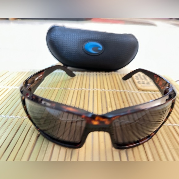 Costa Del Mar PERMIT Polarized Sunglasses|Tortoise/Carbon HI Definition NWT - Picture 2 of 16